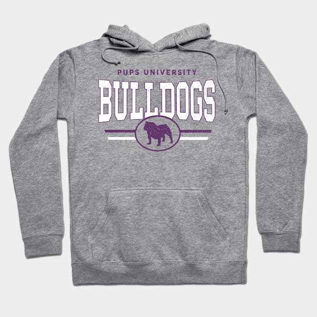 Bulldogs - Pups U Hoodie by InspiredQuotes